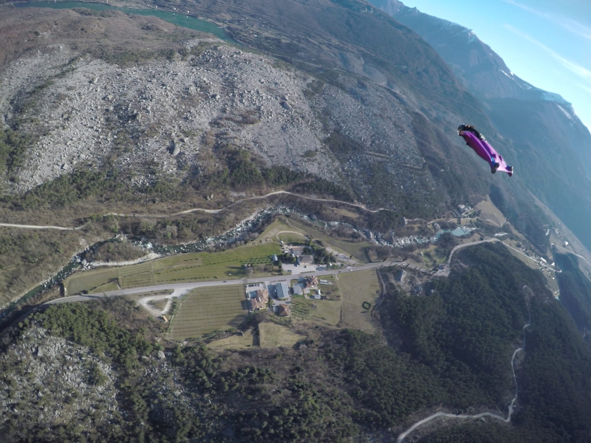 Skok Wingsuit BASE z Monte Brento