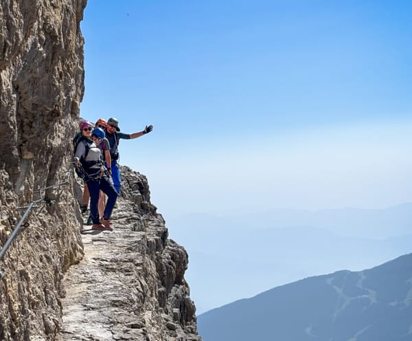 Via ferrata w Dolomitach Brenty