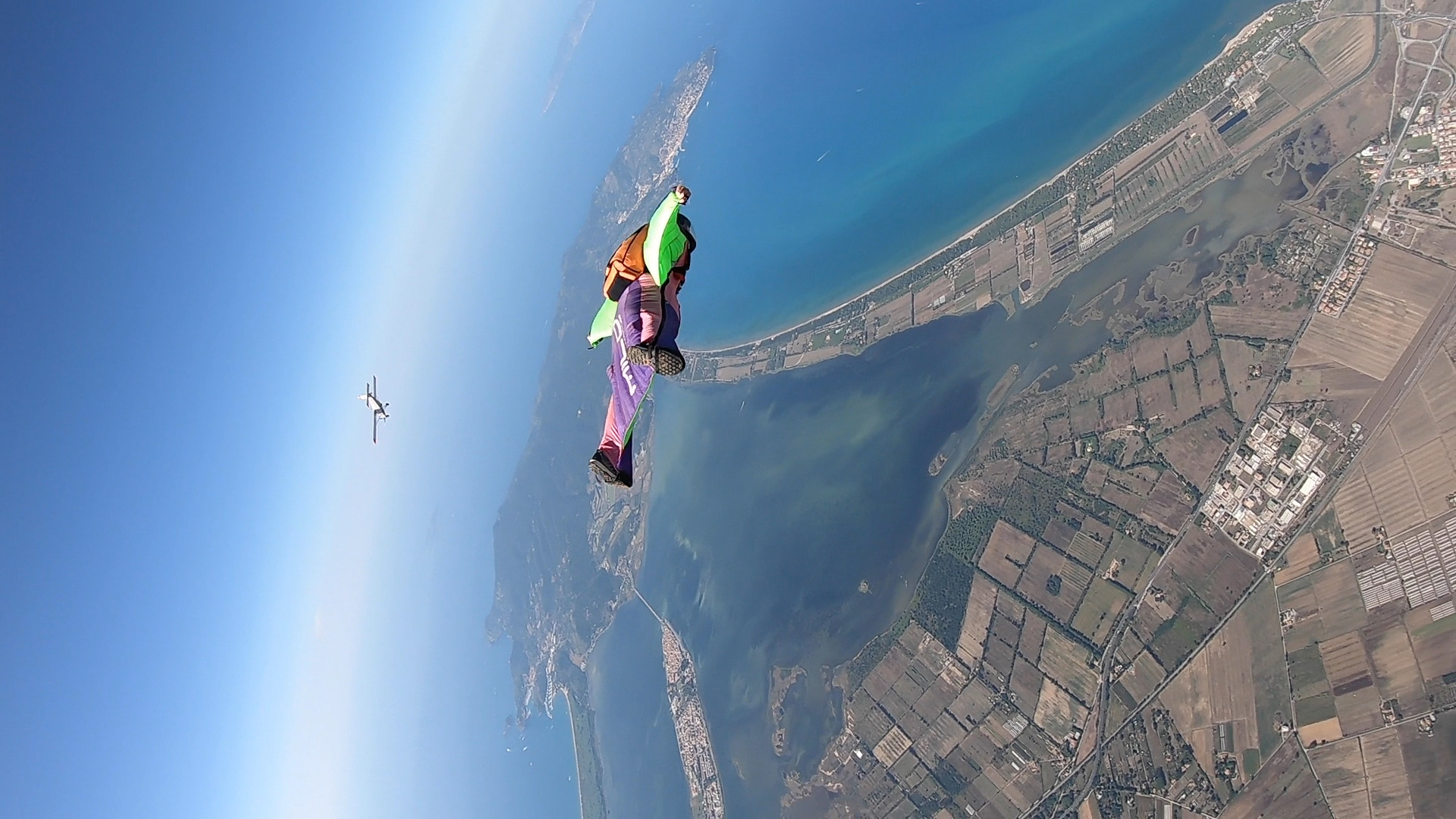 Wingsuit skydive - Costa d'Argento (Włochy)