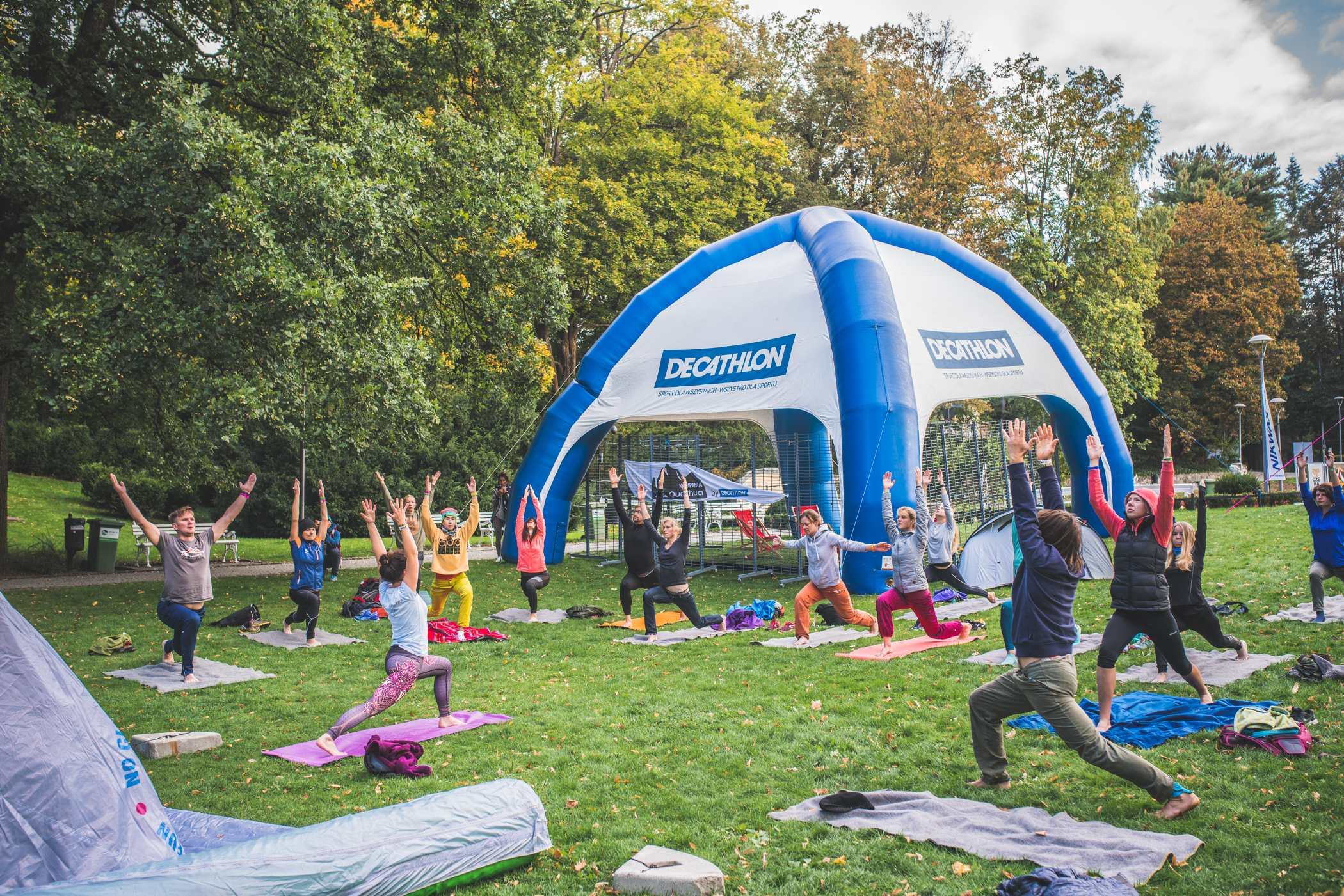 Joga - warsztaty na festiwalu górskim w Lądek Zdrój (prowadzi Marta Sokołowska)