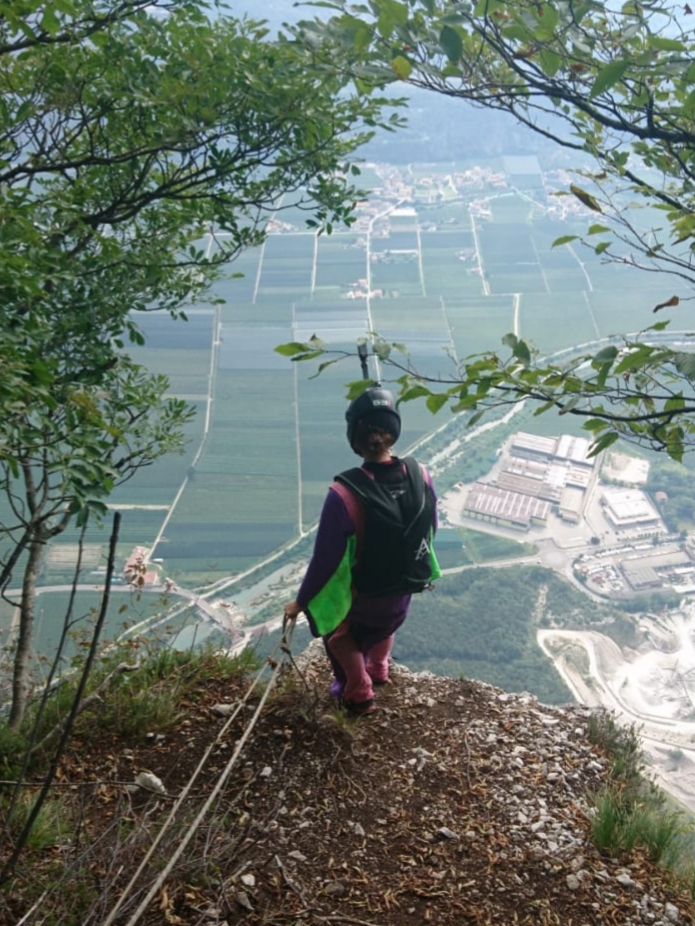 wingsuit BASE, exit point Pilastro, Włochy