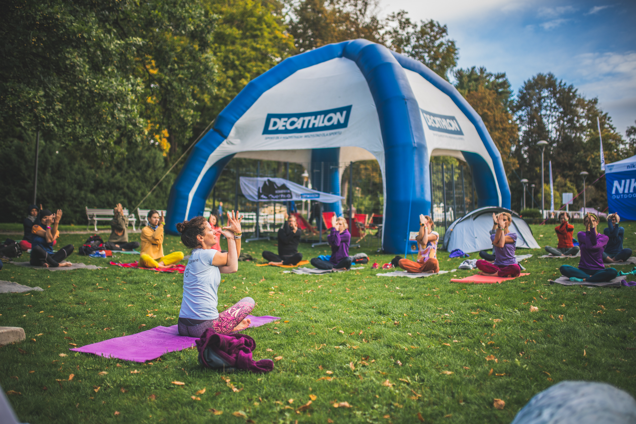 Joga - warsztaty na festiwalu górskim w Lądek Zdrój (prowadzi Marta Sokołowska)