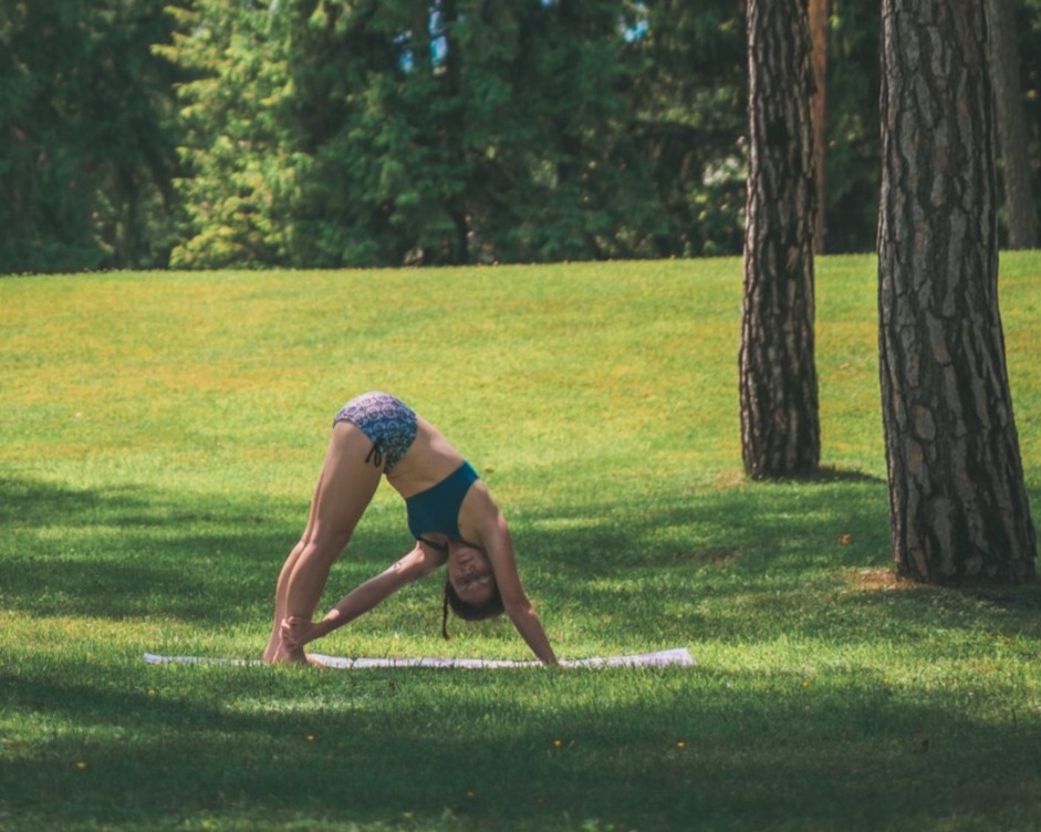 Joga - Skręt W Psie Z Głową W Dół (Revolved Downward Facing Dog)