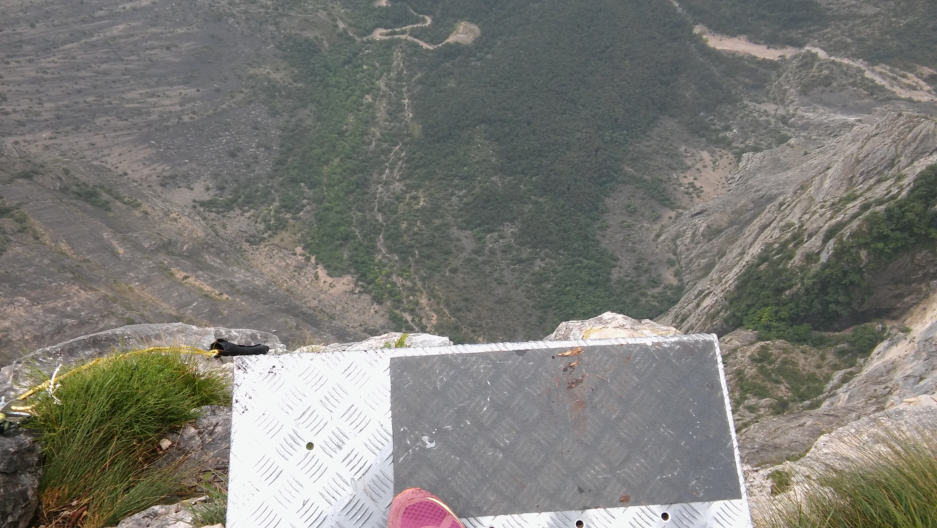 Monte Brento exit point
